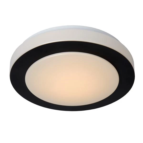 Lucide DIMY - Deckenleuchte Badezimmer - Ø 28,6 cm - LED 3 StepDim - 1x12W 3000K - IP21 - Schwarz - detail 1